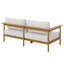 Canapé d'extérieur en bois de teck Wren-105239565-105239567