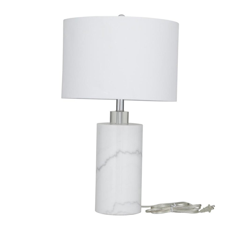 Oppelo Marble Buffet Lamp, White