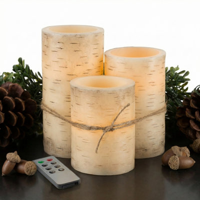 Ensemble de bougies sans cadre Birch