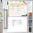 Weekly Meal Planner Dry Erase 13"x17” Magnetic Diet Planner For Fridge 