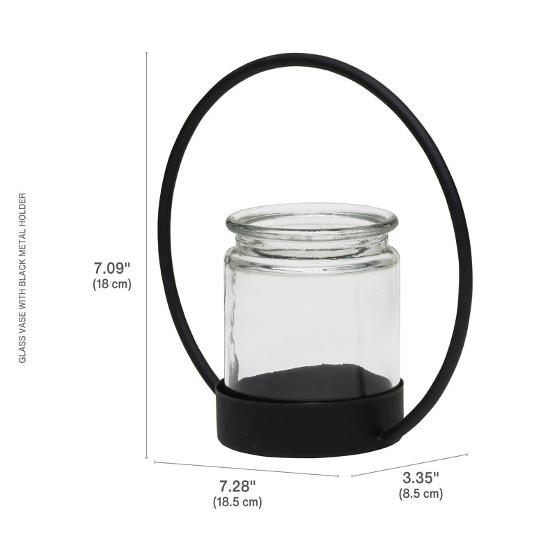 Elements 7 in. Tabletop Hurricane