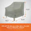 Housse pour chaise de patio Basics