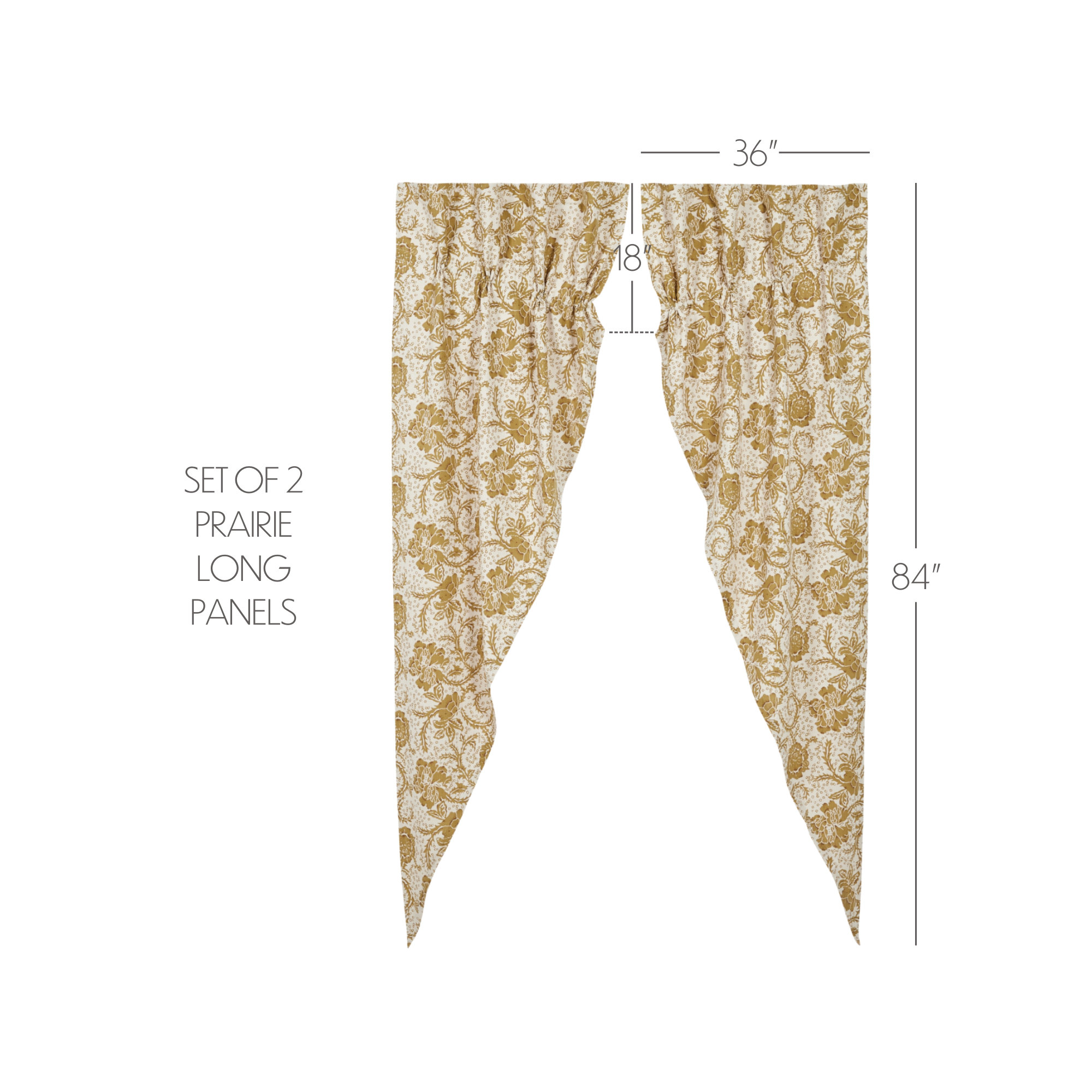 Room Darkening 100% Cotton Curtain, 36" W x 84" L