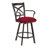 Julia Alegra 26" Counter Height Swivel Stool in Irish Mist Performance Fabric with a Hand Powder-Painted Firestone Grey Finish-1965290410-1899047492-1899047496
