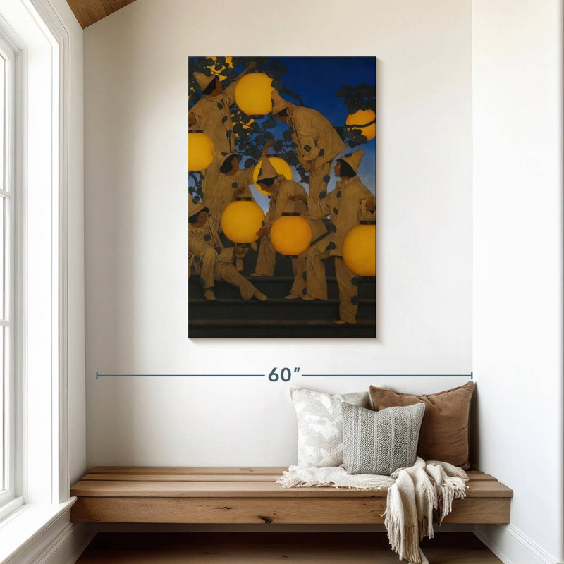 Leisha The Lantern Bearers, 45" H x 30" W