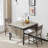 Rustic Folding Dining Table With Drop Leaves, 1.2” Thick Top, Space-Saving Small Kitchen Table For 4-6 People-422826212