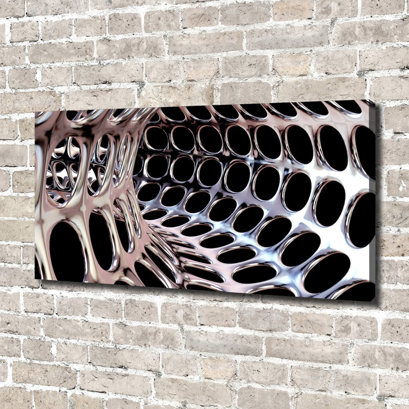 Canvas Print - Wall Art - Prints On Canvas - 140X70 Image Picture Theme: Metal Tunnel