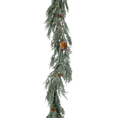 74" Cypress Christmas Garland