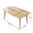 Mid-Century Modern Dining Table Kitchen Table Rectangular Dining Table Solid Wood Dining Table-1837343204