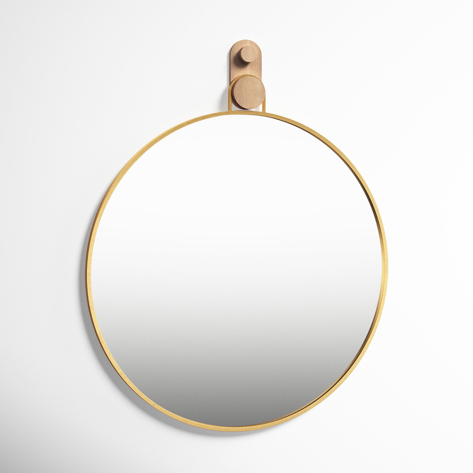 Ady 40" Oak Accent Mirror