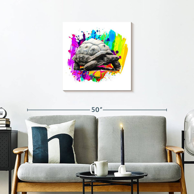 Crowle Splash Tortoise, 24" H x 24" W