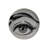 Black And Beige Eyebrow Eye Themed Woven Base Carpet-19427127