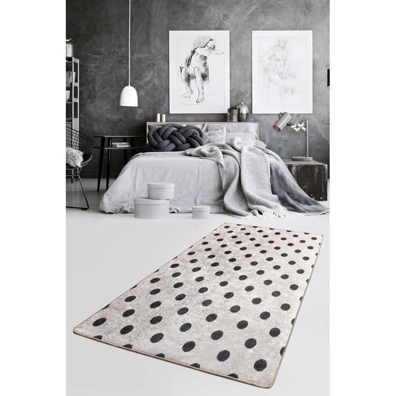 Premium Hall Carpet (3.9 x 6.6 Feet), 100% Polyester, 0.2 in Pile Height | Antibacterial, Non-Slip Underside, Machine Washable at 86°F | Soft & Durable, Perfect for Living Room & Entryways