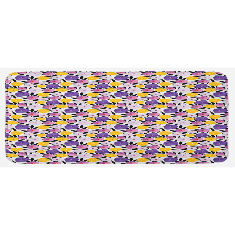 Tapis de cuisine aquarelle