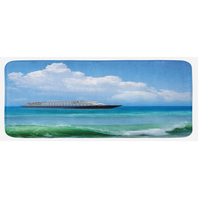 Tapis de cuisine nautique