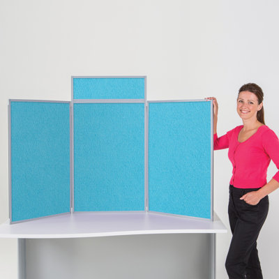Free-Standing Reversible Bulletin Board 110cm H x 180cm W
