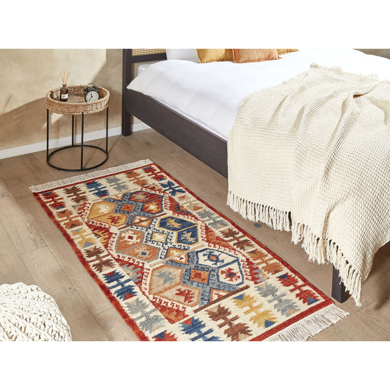 Bhismpal Southwestern Wool Hand Woven Area Rug, Rectangle 80 x 150cm