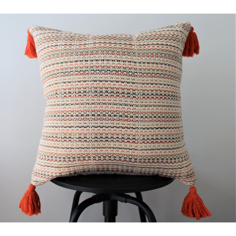 Housse de coussin tissée à la main