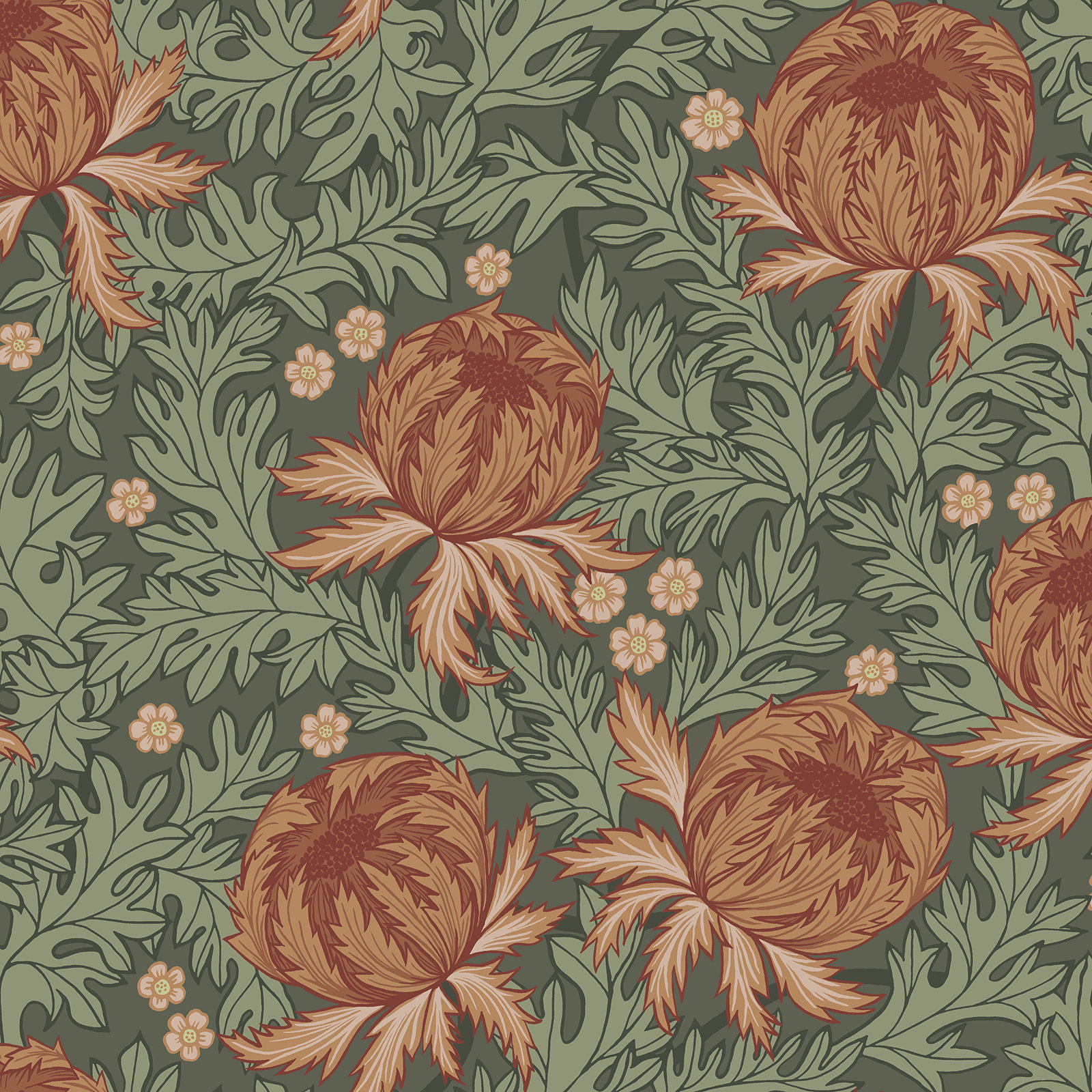Clary Flowers Wallpaper