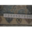 Tapis gris et bleu à motif floral Oushak 8 x 12