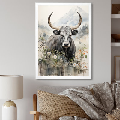 Bianaca, art asiatique, vache Sumi III