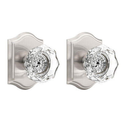 Faux bouton de porte simple Crystal