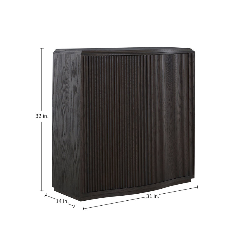 Theodore Console, 32" H x 31" W x 14" D