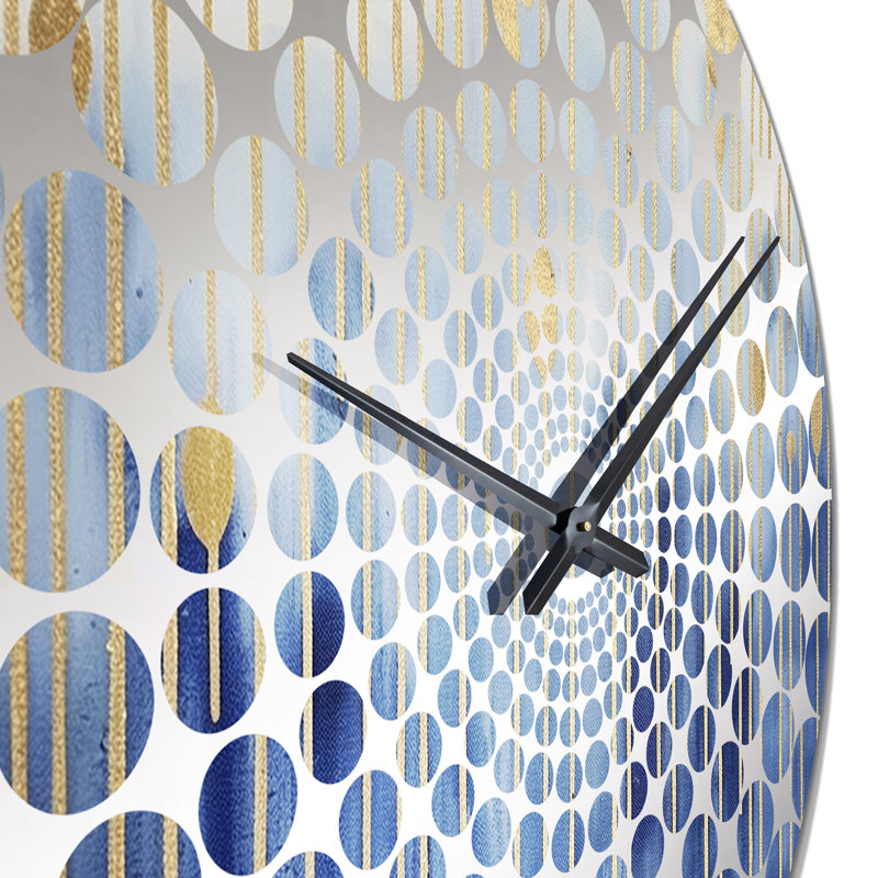 Haygazun - Horloge murale peinture abstraite, Petit