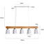 Daschel 5-Bulb Kitchen Island Cone Pendant Light-1309309224
