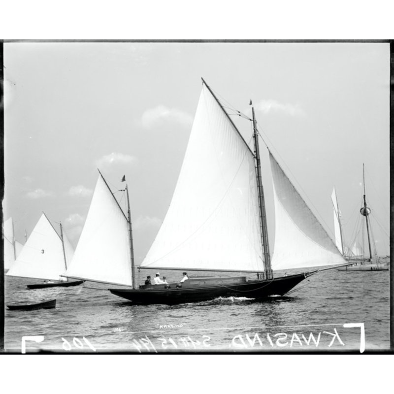 «Open Seas 2» par THE Studio - reproduction de cadre photo simple, Cadre noir, H 36 po x l 44 po