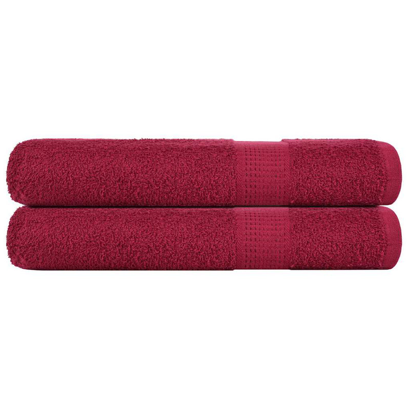 Samatar 100% Cotton Bath Towel, Bordeaux