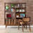 Urban Living Solid Wood Drawers Bookcase