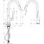 Citterio Pull Down Prep Single Handle Kitchen Faucet-11081000