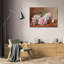 "Pivoines" par Alexander Gamba De Preydour - Art mural sur toile tendue avec châssis-1248347109