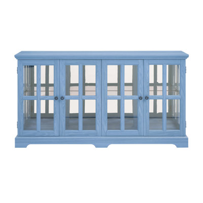 59" Wide Sideboard With Glass Doors
