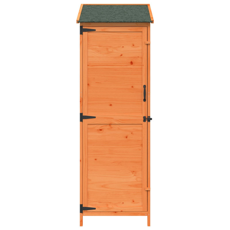 Vidaxl Garden Shed Engineered Wood Outdoor Storage For Tools Supplies Wooden, Brown