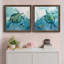 «Delray Sea Turtle I», ensemble de 2 peintures sur toile encadrées-925054335-925054278