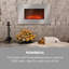 Lausanne Klarstein 90cm W Electric Fireplace