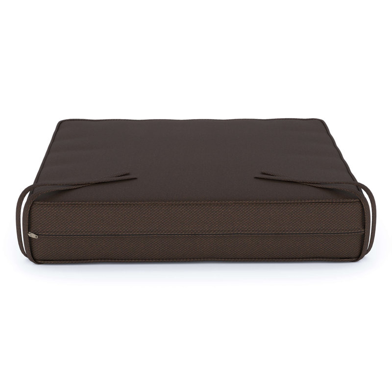 Outdoor Sunbrella® Seat Cushion, Spectrum Denim Sunbrella®, 17" W x 17" D