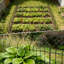 60cm H x 3.3m L(Panels) Metal Garden Fence, No-Dig Outdoor Decorative Border for Flower Beds, Yards and Light Animal Barriers-130372054