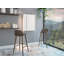 Table murale pliable, sept tablettes intérieures, table extensible