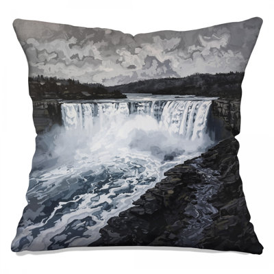 Coussins Majestic Waterfall Landscape