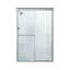 Deluxe 58.38" x 70" Bypass Shower Door-1290352273