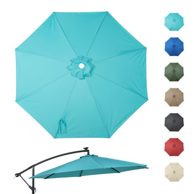 10ft Market Umbrella Canopy Replacement for 8 Ribs Patio Umbrella