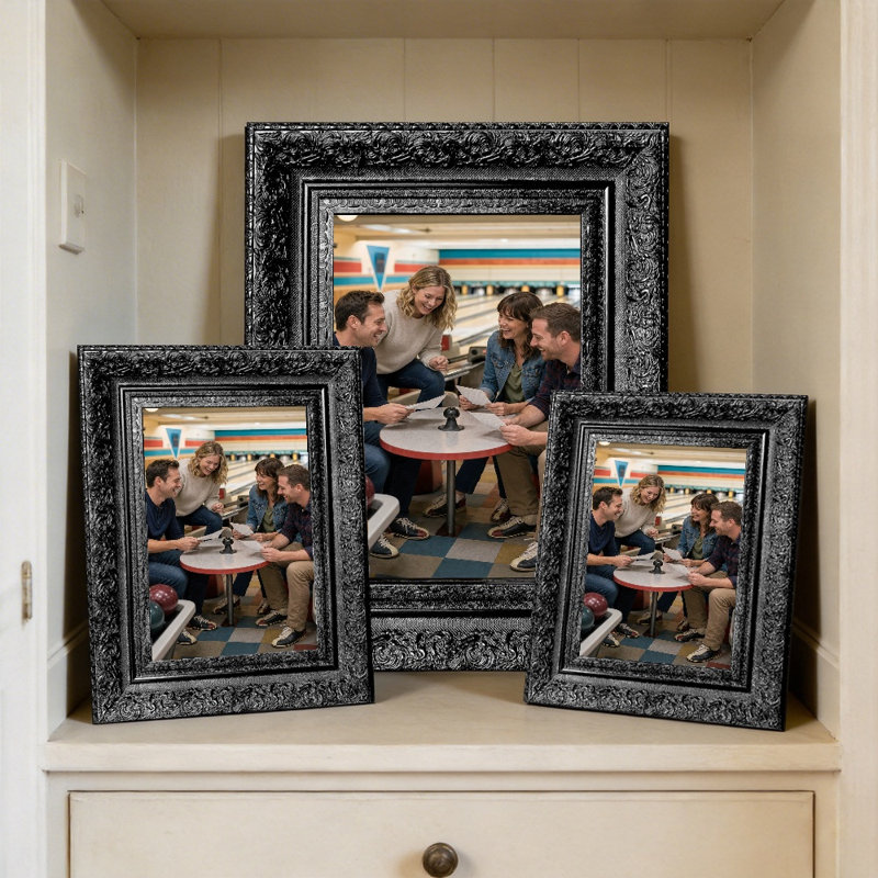 Cadre photo mural noir 1PC pour photos et cadeaux d'anniversaire 5 "x 7", Black, 1, 5" W x 7" H
