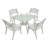 4 - Person Patio Dining Set Umbrella Hole Included Round Table-86641811
