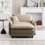 Canapé profond avec repose-pieds et coussin-540785681