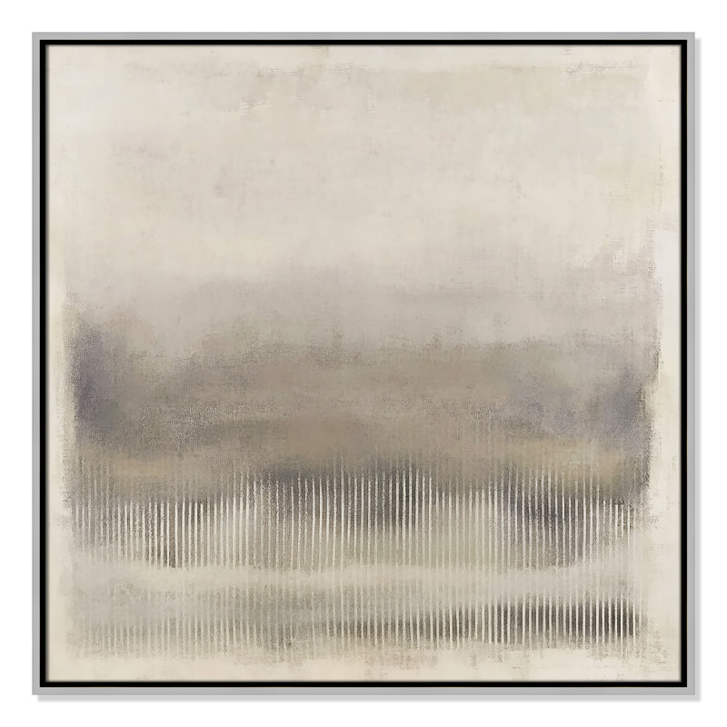 Balanced Silence II - Square Version Print by Irena Orlov, 31.5'' W x 31.5'' H, Silver Floater