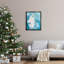Just Winter, yéti rigolo - impression sur toile avec cadre flottant-1555822381-1555822383