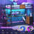 Loft Bed with Led Lights Metal Loft Bed Frame with L Shaped Desk and Wardrobe-420392476